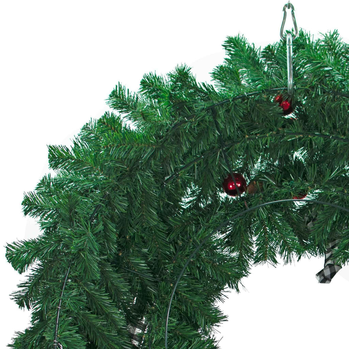 4FT Premier Pine Fir Christmas Wreath - Lee Display