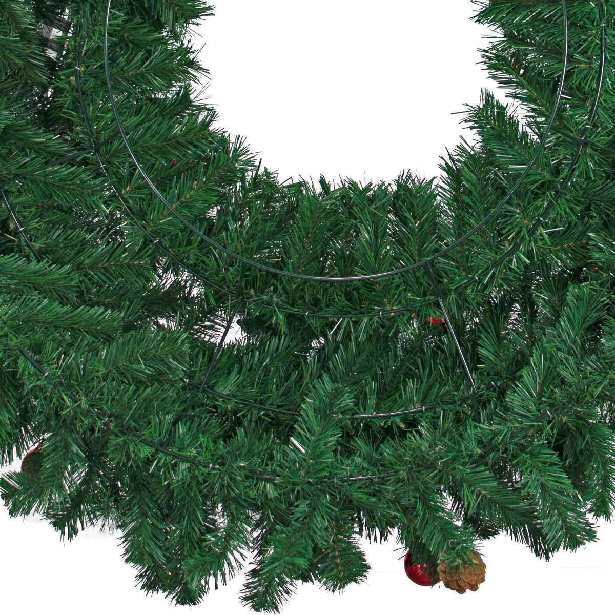 4FT Premier Pine Fir Christmas Wreath - Lee Display