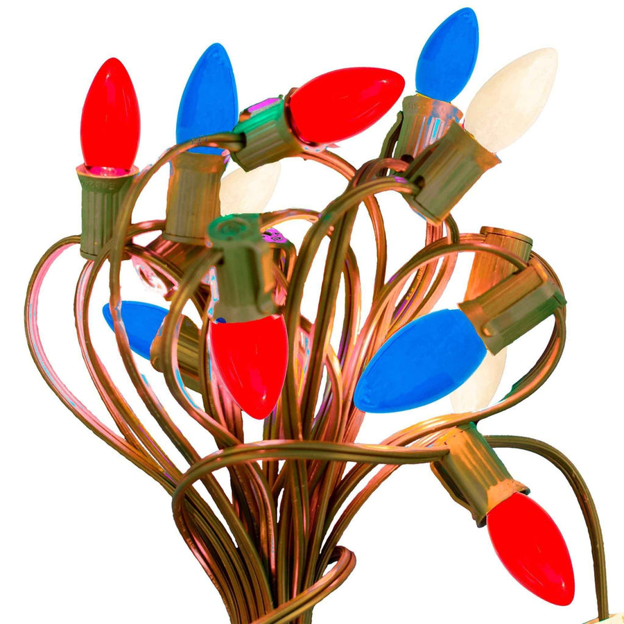 4th of July Patio String Lights - Lee Display