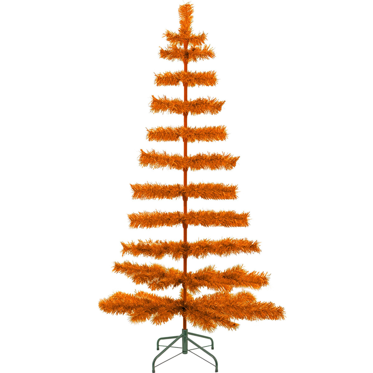 橙色金属丝圣诞树