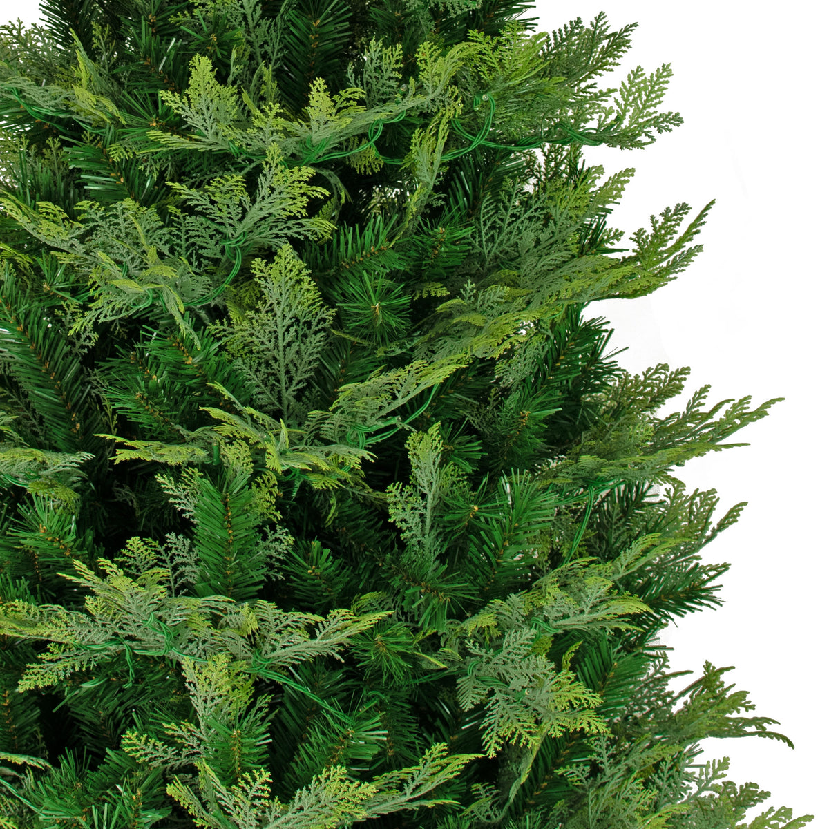 This exquisite Leyland Cypress Christmas tree transforms any space into a winter wonderland, combining modern sophistication with timeless festive charm.