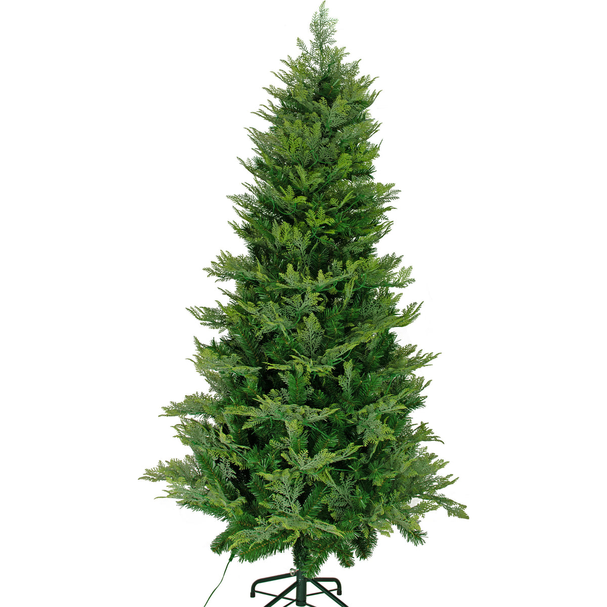 Introducing the 6FT Pre-Lit Leyland Cypress Tree with LED Lights from our Luxe Christmas Collection!