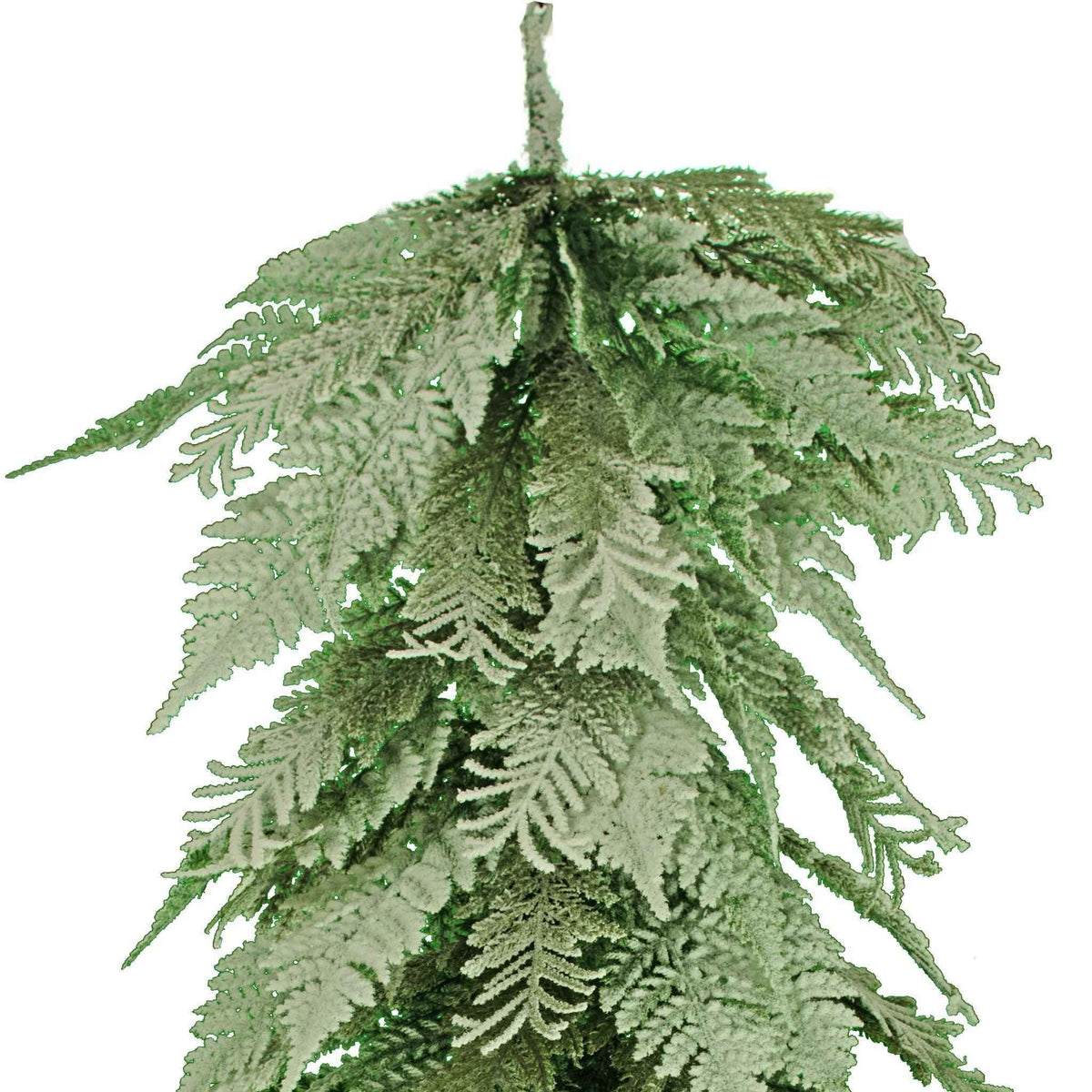 6FT Flocked Cedar and Cypress Garland - Lee Display