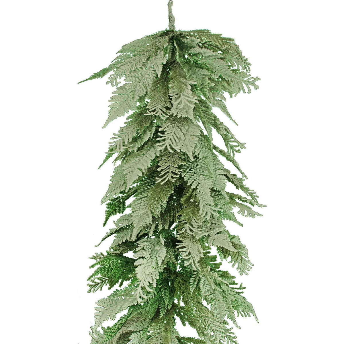 6FT Flocked Cedar and Cypress Garland - Lee Display
