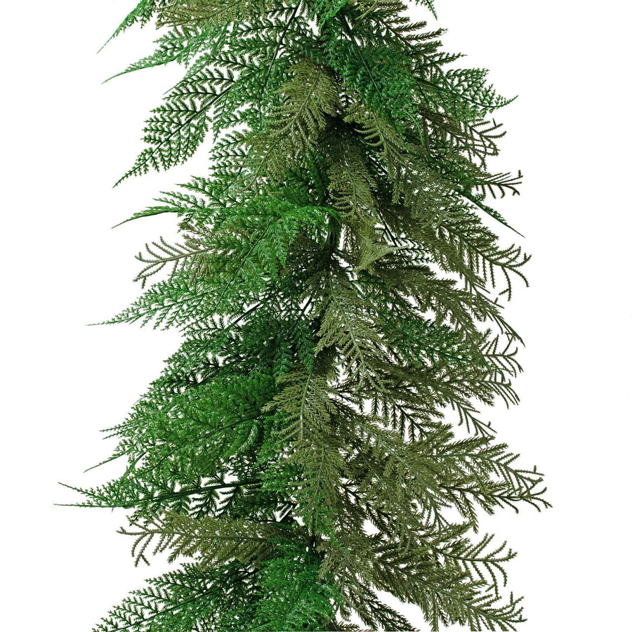 6FT Mixed Cedar and Cypress Garland - Lee Display