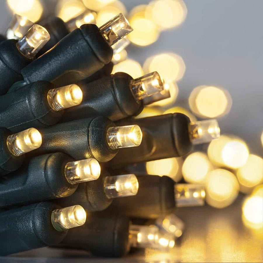 70 Bulb Cool White LED 5MM Christmas Lights - Lee Display