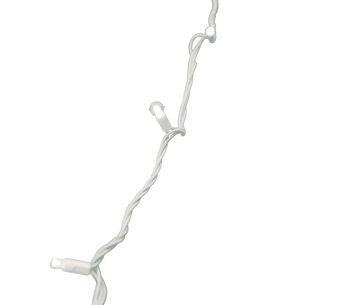 70 Bulb Cool White LED 5MM Christmas Lights - Lee Display
