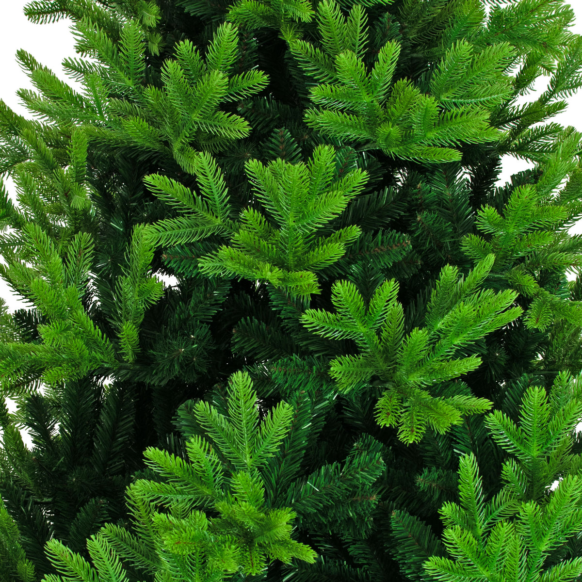 Norway Spruce Christmas Tree is made with artificial spruce and pine needle brush