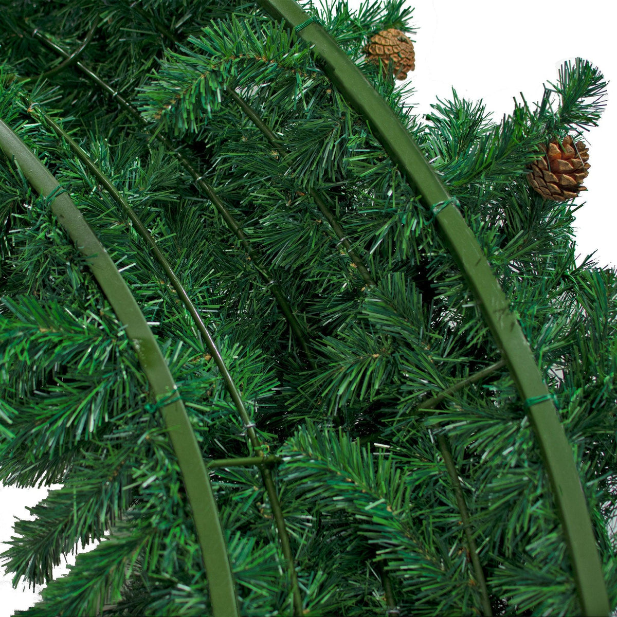 8FT Pre-Lit Premier Pine Fir Christmas Wreath - Lee Display