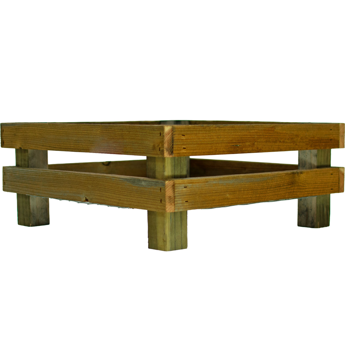 Elevated Redwood Planter Box Set with RootFlow™ Drainage (3 Sizes)