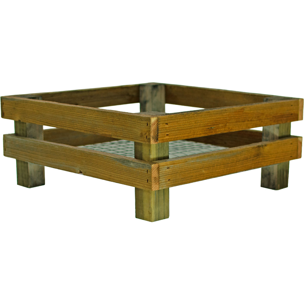 Elevated Redwood Planter Box Set with RootFlow™ Drainage (3 Sizes)