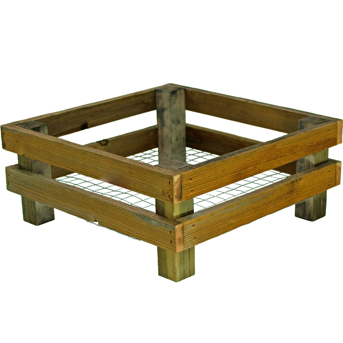 Elevated Redwood Planter Box Set with RootFlow™ Drainage (3 Sizes)