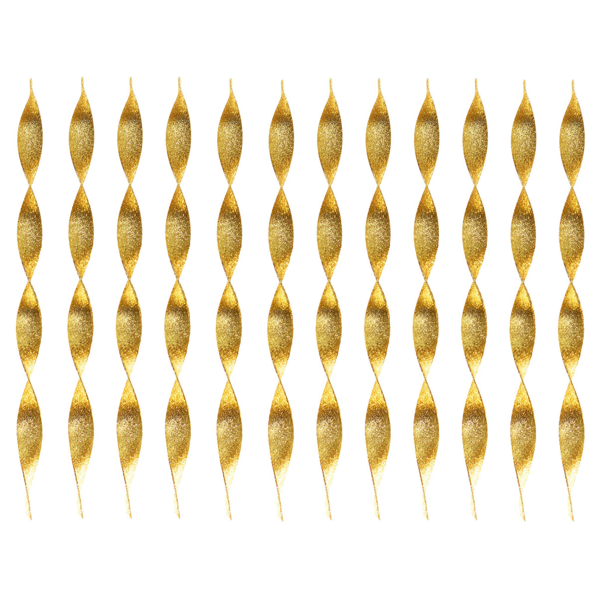 Gold Glitter Icicle Finial