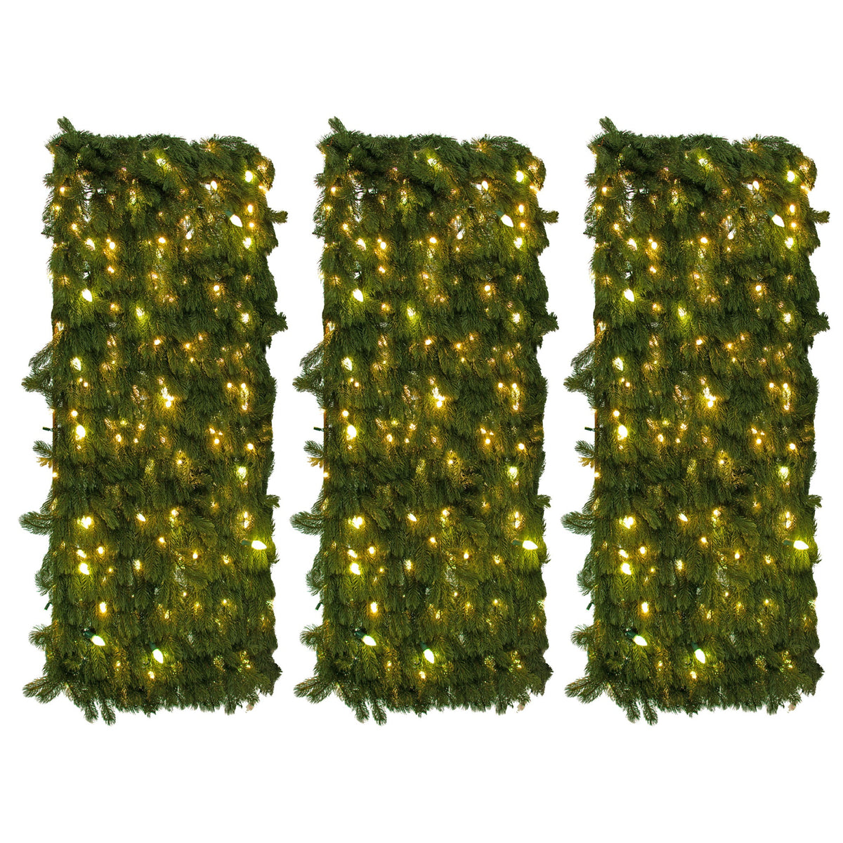 Artificial Greenery Wall Panels with LED Lights