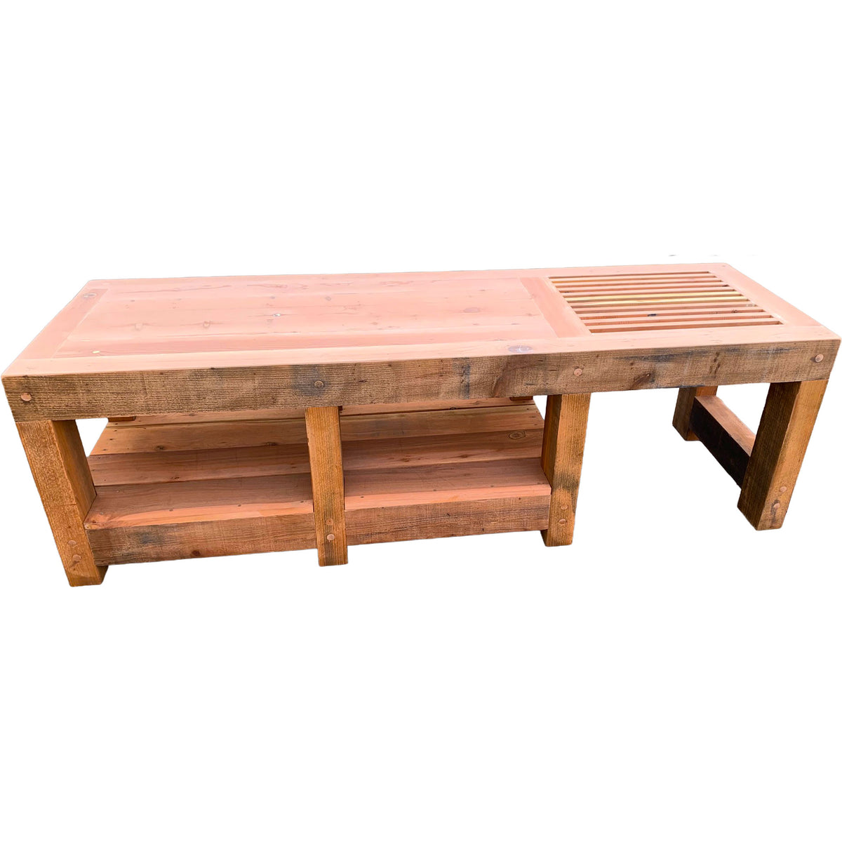 Redwood Anchor™ Garden Worktable