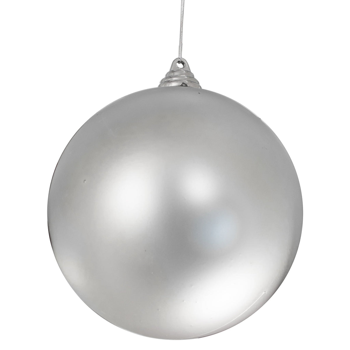 Matte Silver Ball Ornaments