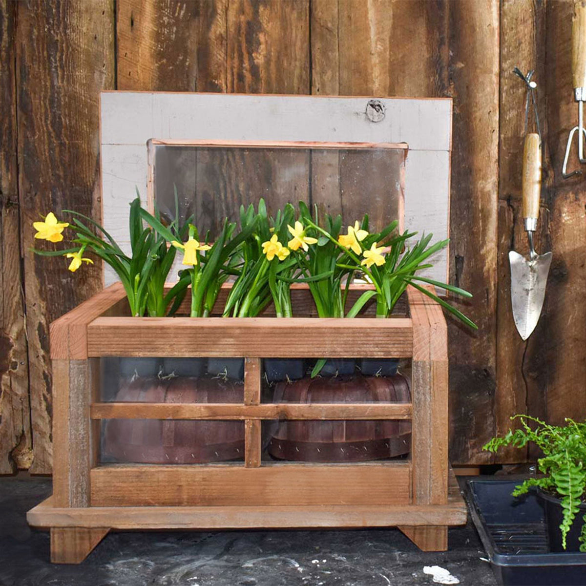 Elevate your gardening experience with our exquisite Outdoor Redwood Gardening Planter Box, a versatile piece that seamlessly blends functionality with style.