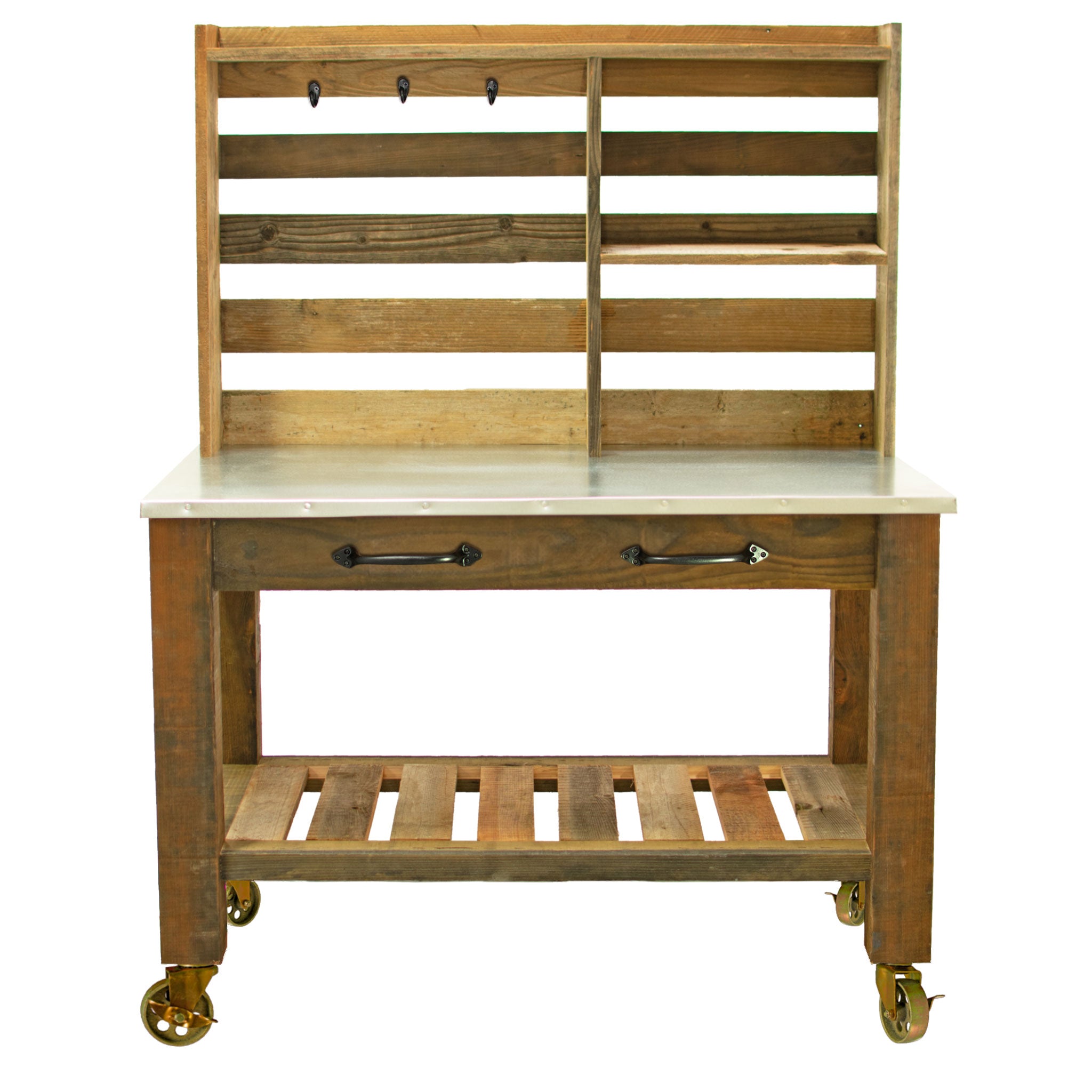 Redwood Potting Table Work Bench Buffet Island Shop Lee Display