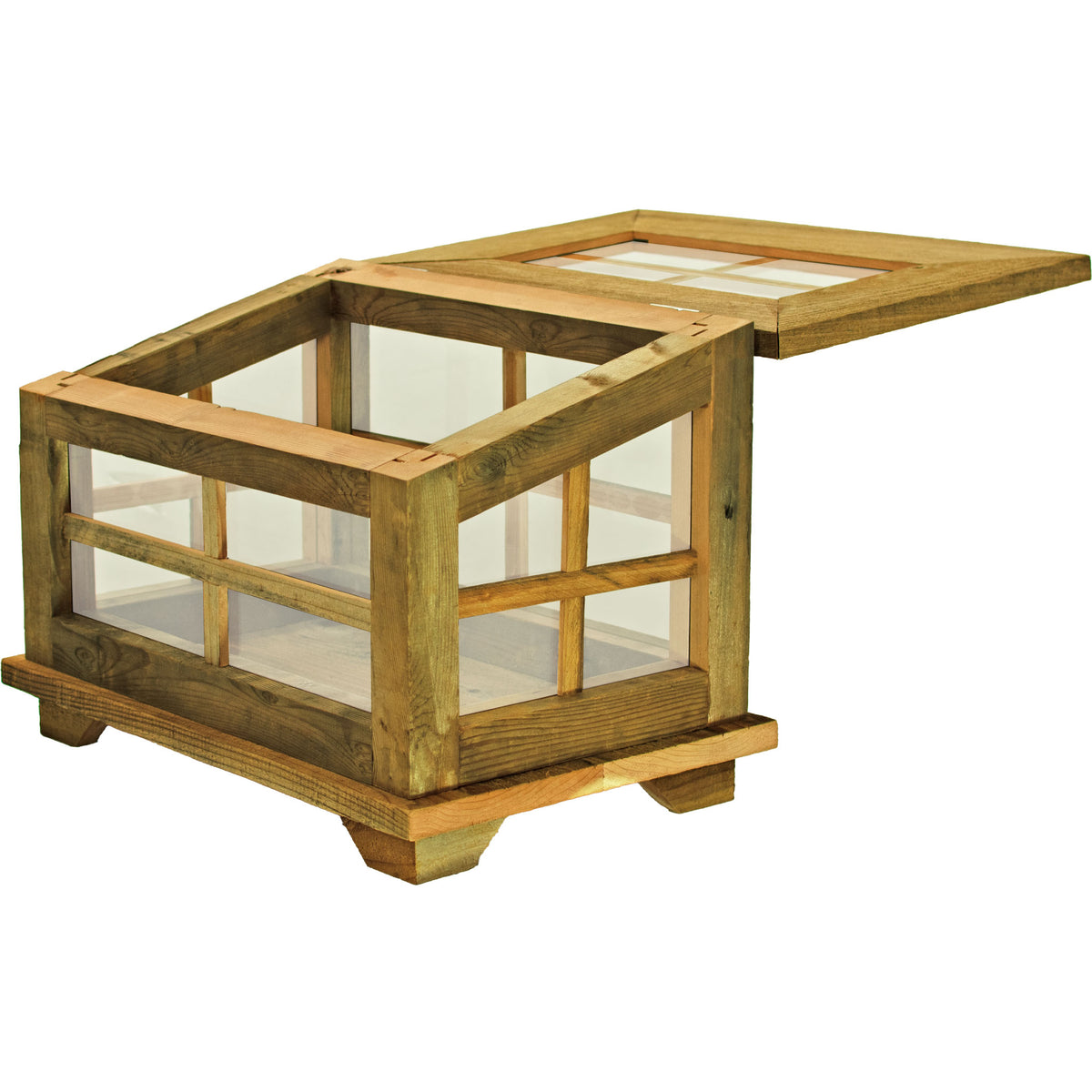 The glass rooftop door amplifies sunlight exposure, ensuring optimal conditions for your plants to thrive.