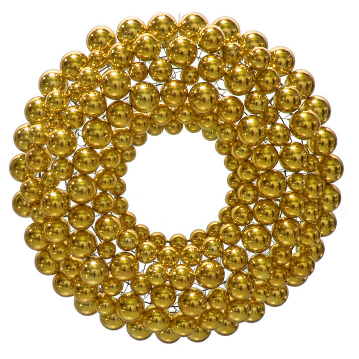 Gold Ball Ornament Wreath