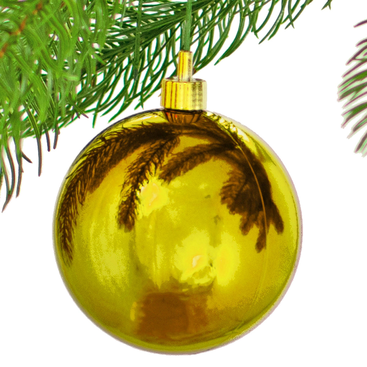 Shiny Gold Ball Ornaments