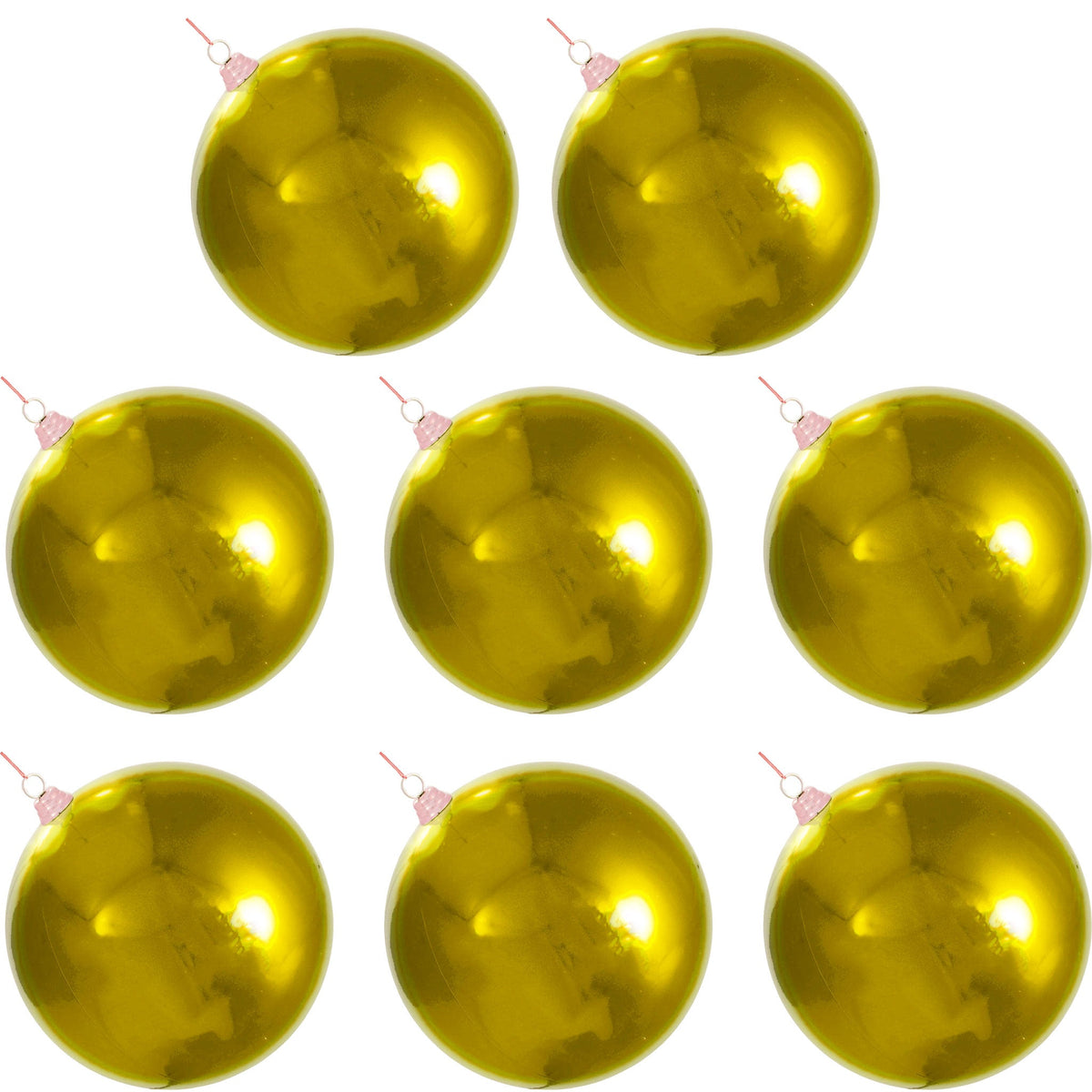 Shiny Gold Ball Ornaments