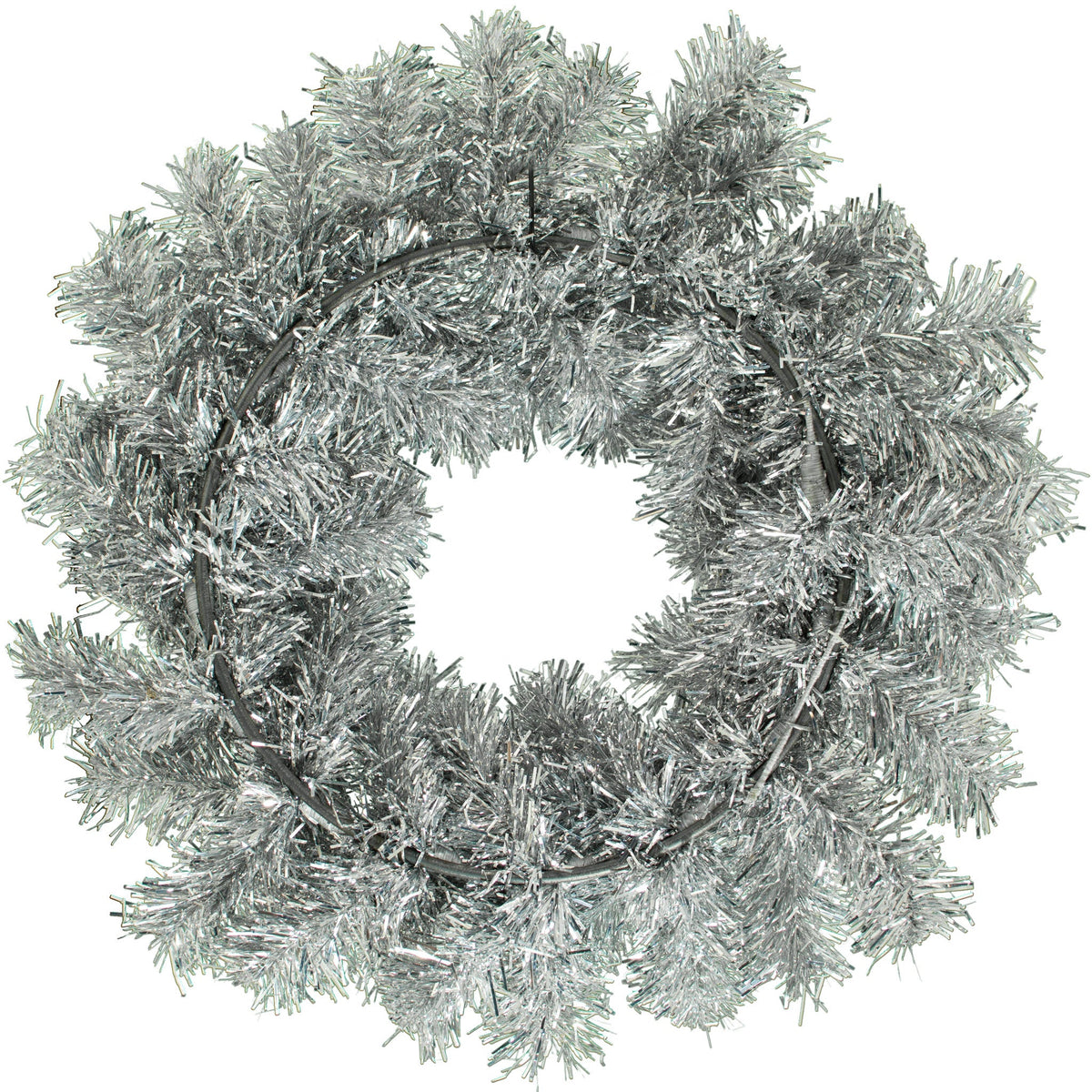 Single sided wreaths are flat on the opposite side so they lay flat against a flat surface.