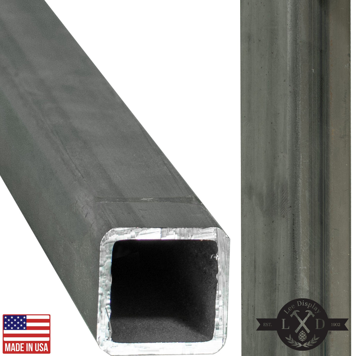 Square Tube American Steel sold by the foot from Lee Display
