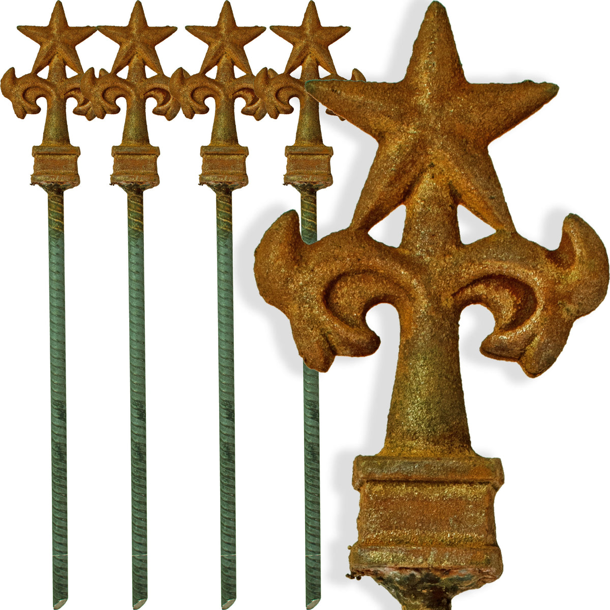 Introducing Lee Display's brand-new Garden Hose Stake Guides with the Texas Star Symbol sold in sets of 4.