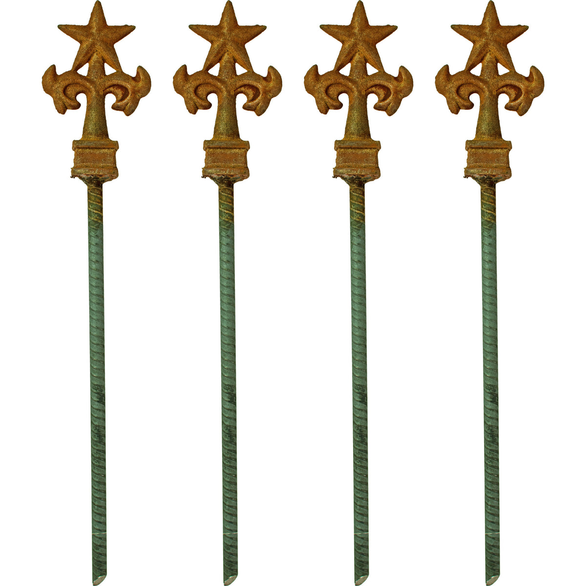 Texas Star Finials & Rebar Stakes weigh 1.5lbs each