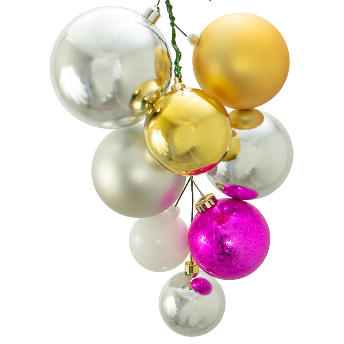 Decorate your Christmas Tree, Garlands, and Wreaths easier and quicker than ever with Lee Display's Berkeley Style Ball Cluster