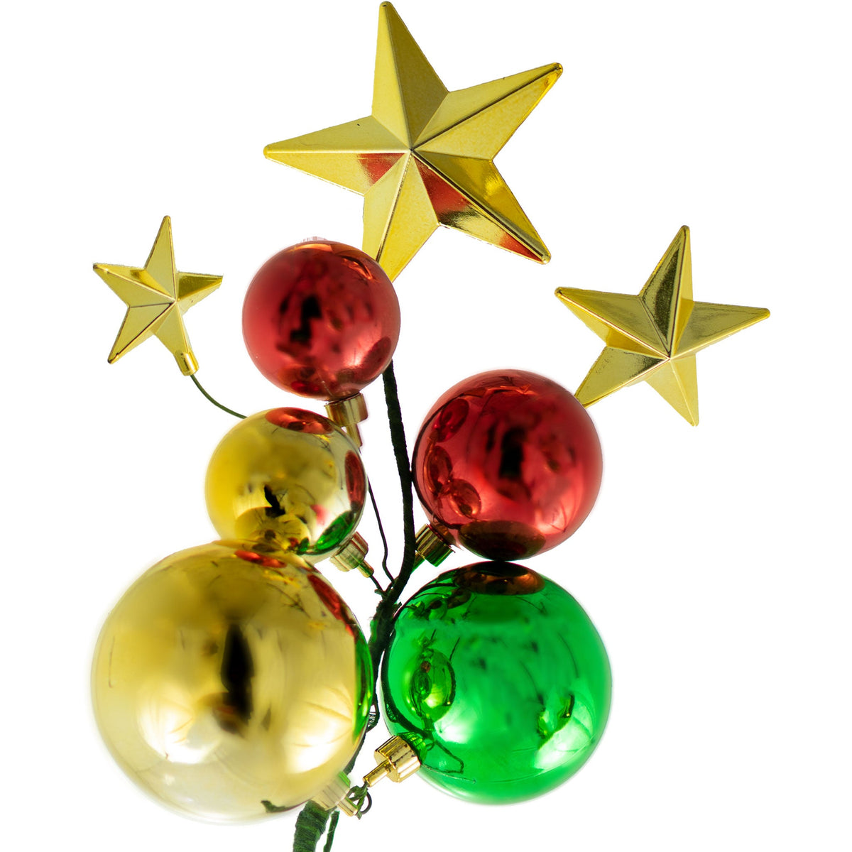 Decorate your Christmas Trees, Garlands, and Wreaths with Lee Display's San Jose style Ball Ornament Cluster