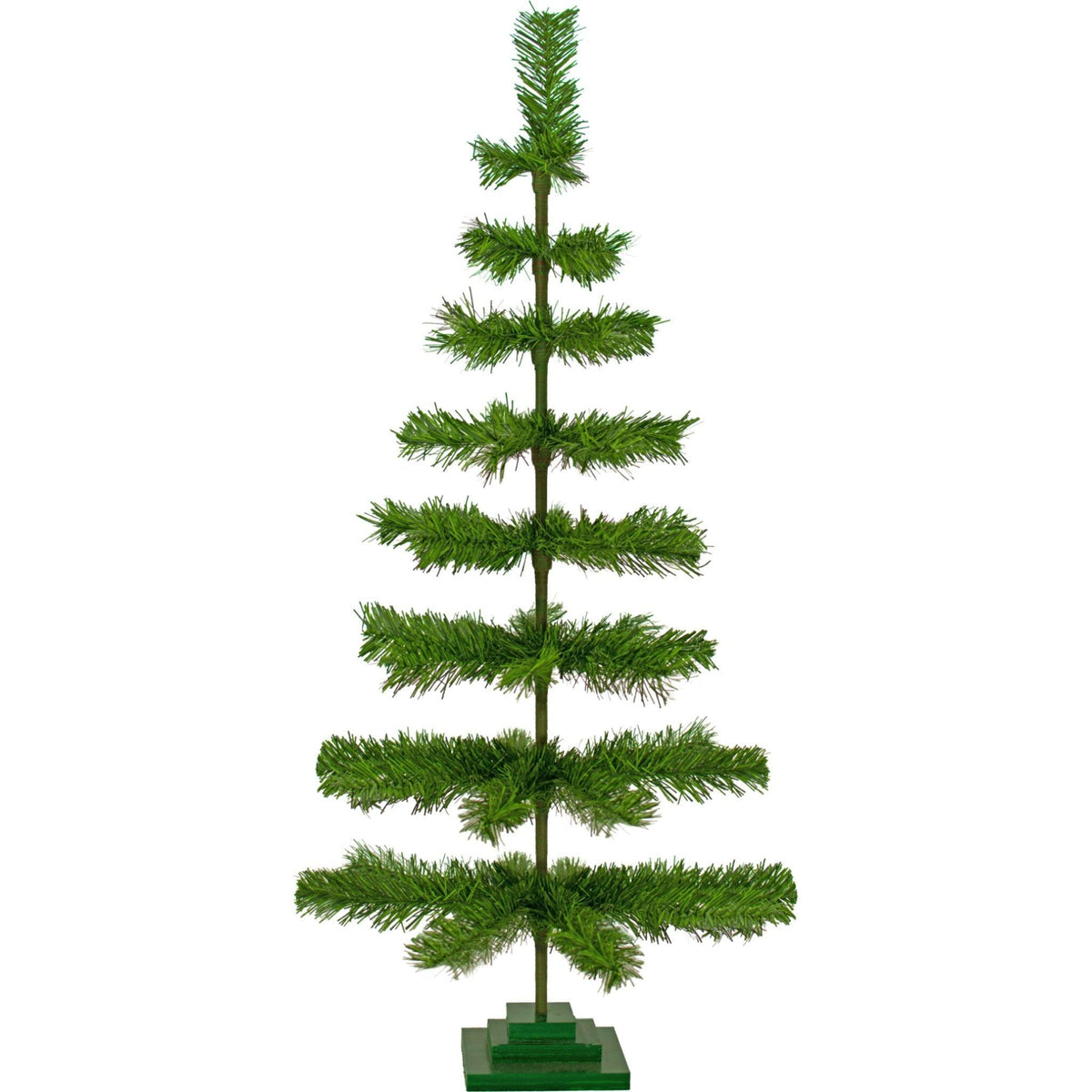 Lee Display's 48in Tall Alpine Green Tinsel Christmas Tree on sale at leedisplay.com