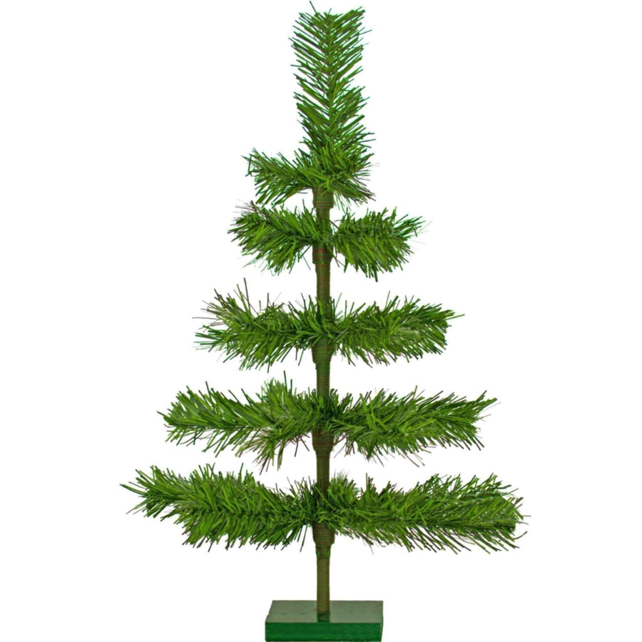 Alpine Green Tinsel Christmas Tree - Lee Display
