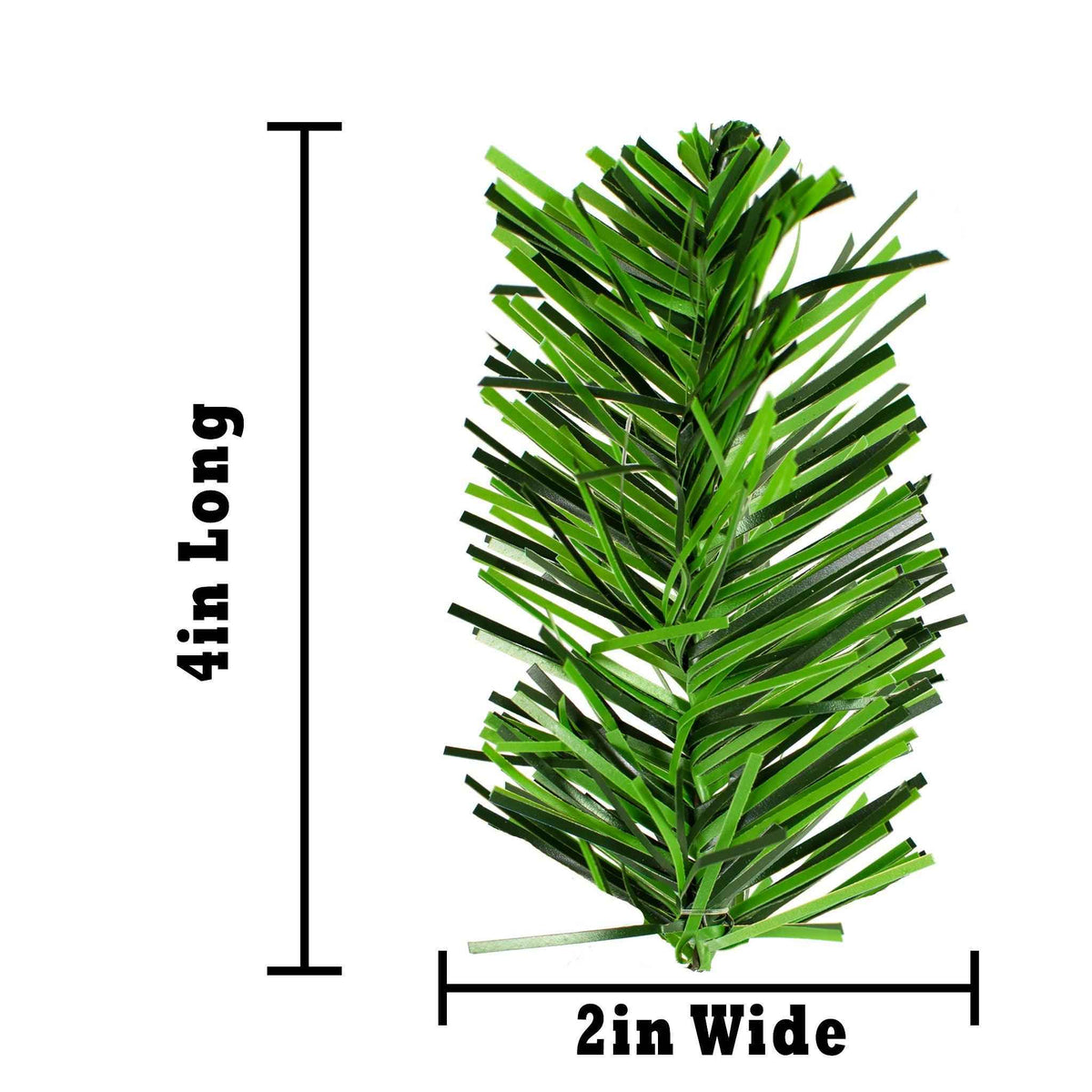 Artificial Alpine Green Pine Needle Brush - 1 lb Bag (150+ Pieces) - Lee Display