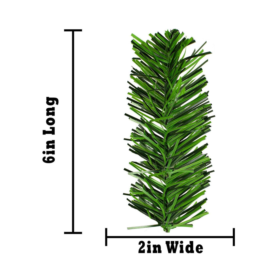 Artificial Alpine Green Pine Needle Brush - 1 lb Bag (150+ Pieces) - Lee Display