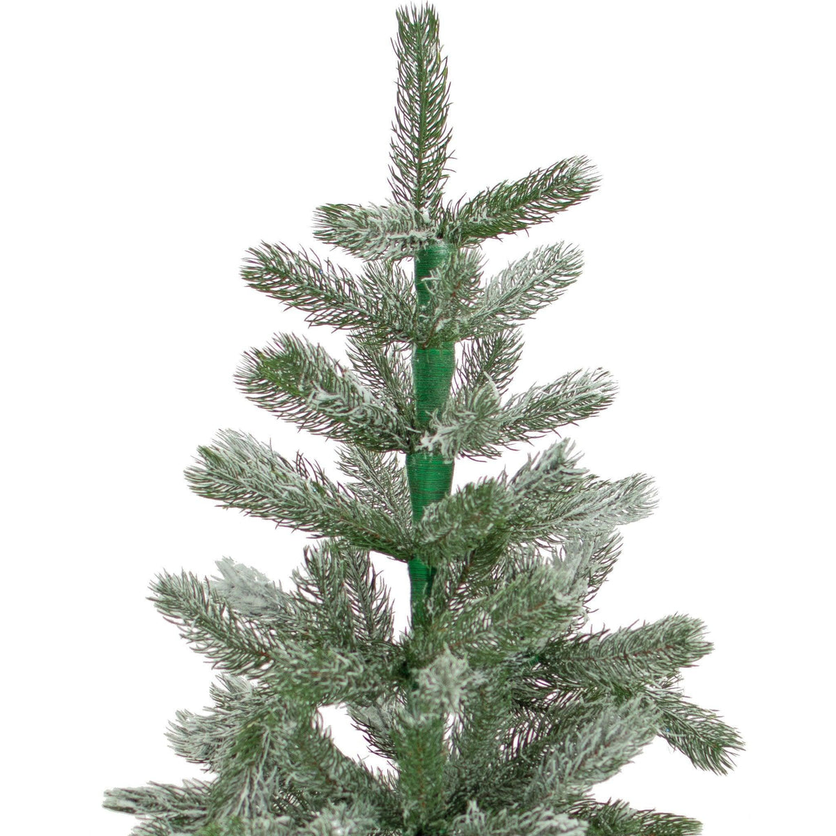 Lee Display's Aspen Green Flocked Christmas Tree Unlit and on sale at leedisplay.com
