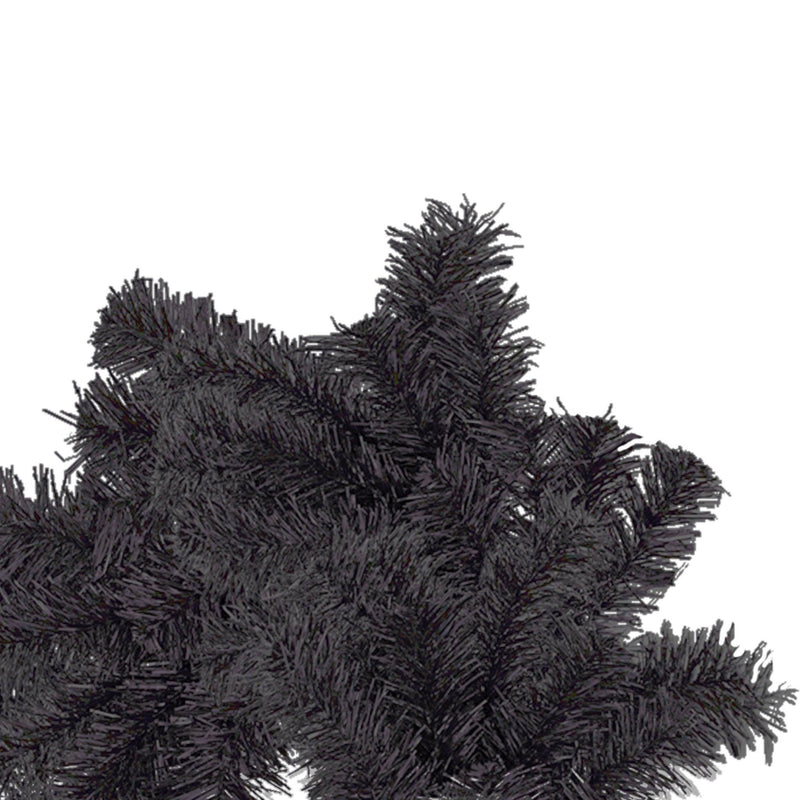 Lee Display's brand new 6ft Shiny Metallic Black Christmas Brush Garland is made in the USA!