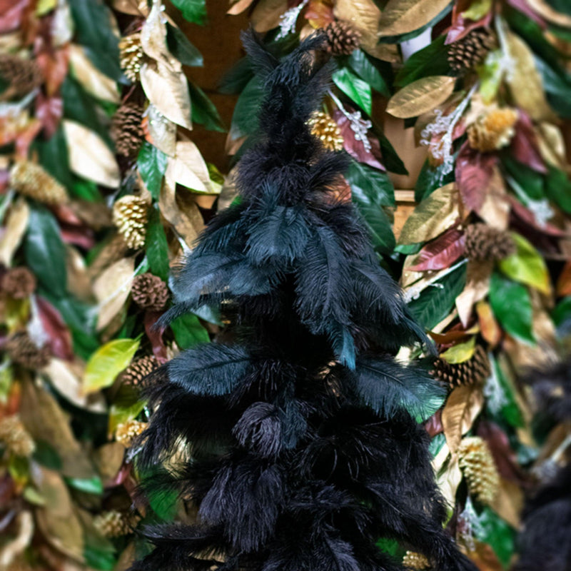 Black Ostrich Feather Tree - Lee Display