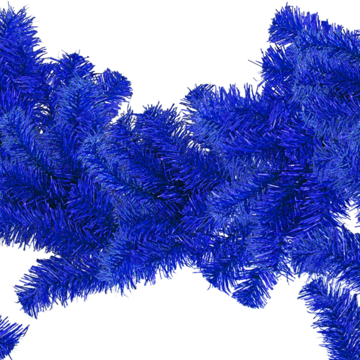 Lee Display's brand new 6FT Blue Tinsel Christmas Garlands on sale at leedisplay.com.  Middle section