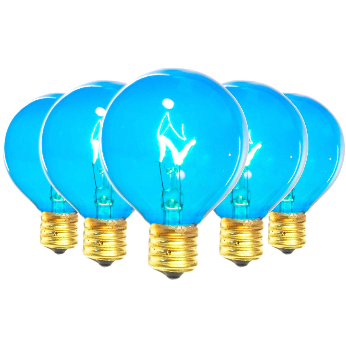 Lee Display's brand new box of 25 Blue G50 Incandescent Light Bulbs on sale now at leedisplay.com