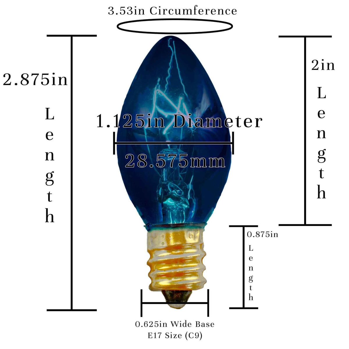 Blue Magnetic String Lights - Lee Display