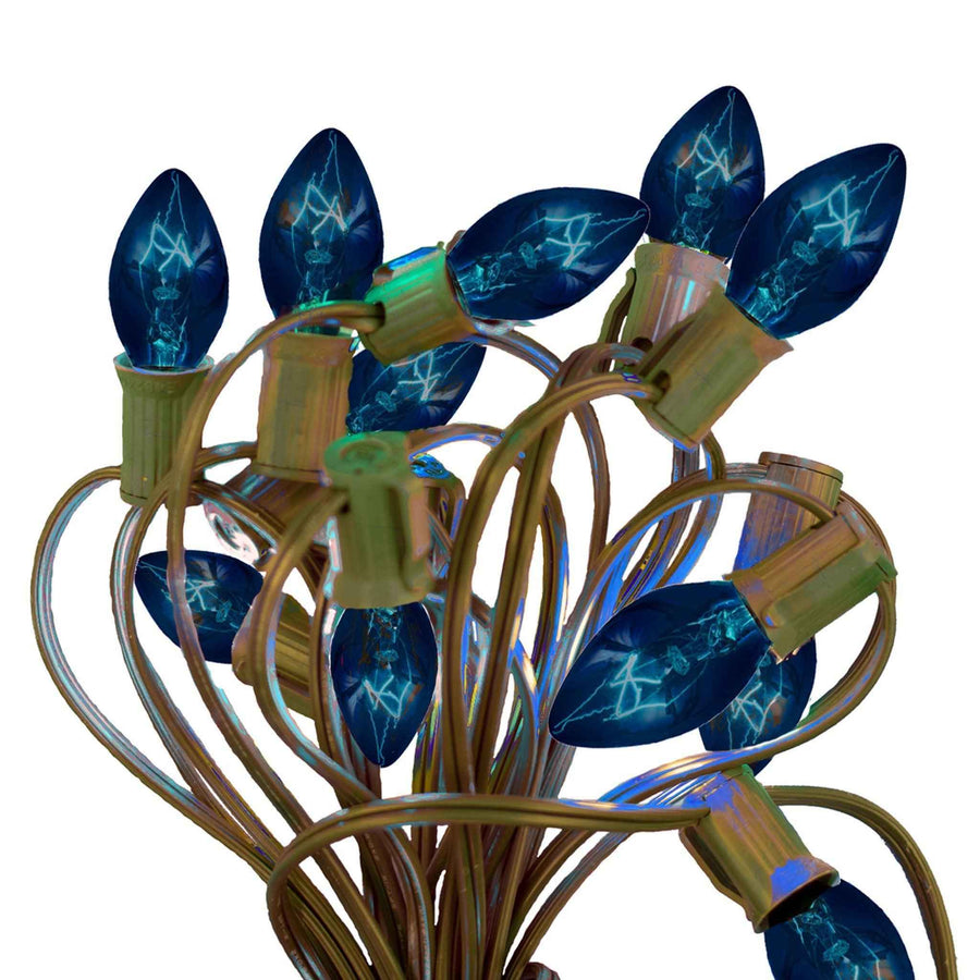 Blue Outdoor String Lights - Lee Display