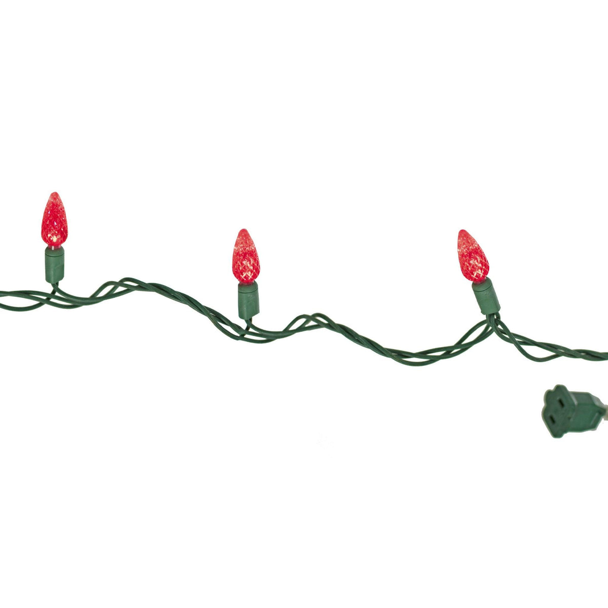 Purchase a brand new set of Lee Display's C6 LED Red Christmas String Lights with Green Wire at leedisplay.com
