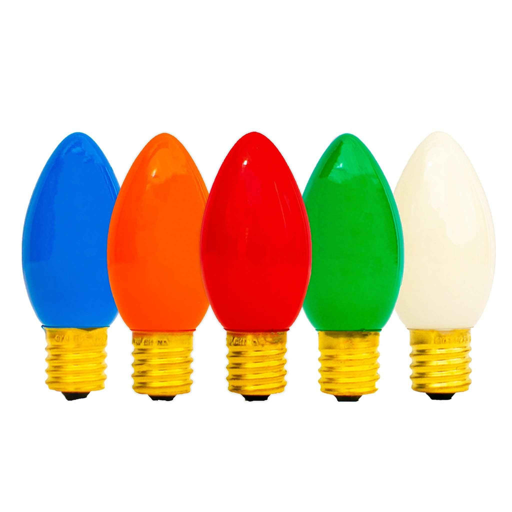 Ceramic Multi-Color Lights C7 C9 Bulb Replacements Store – Lee Display