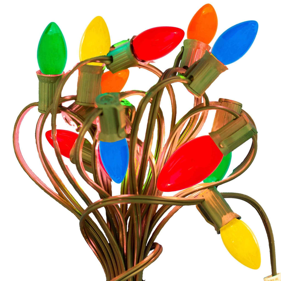 Ceramic Multi-Color Patio String Lights - Lee Display