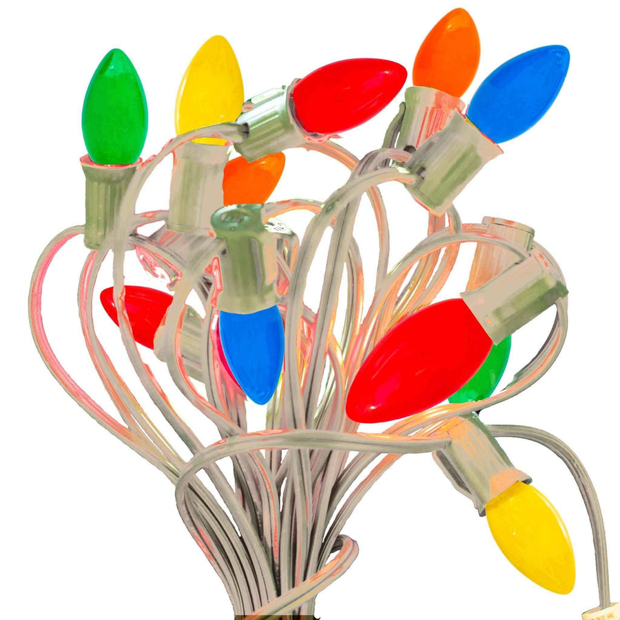 Ceramic Multi-Color Patio String Lights - Lee Display
