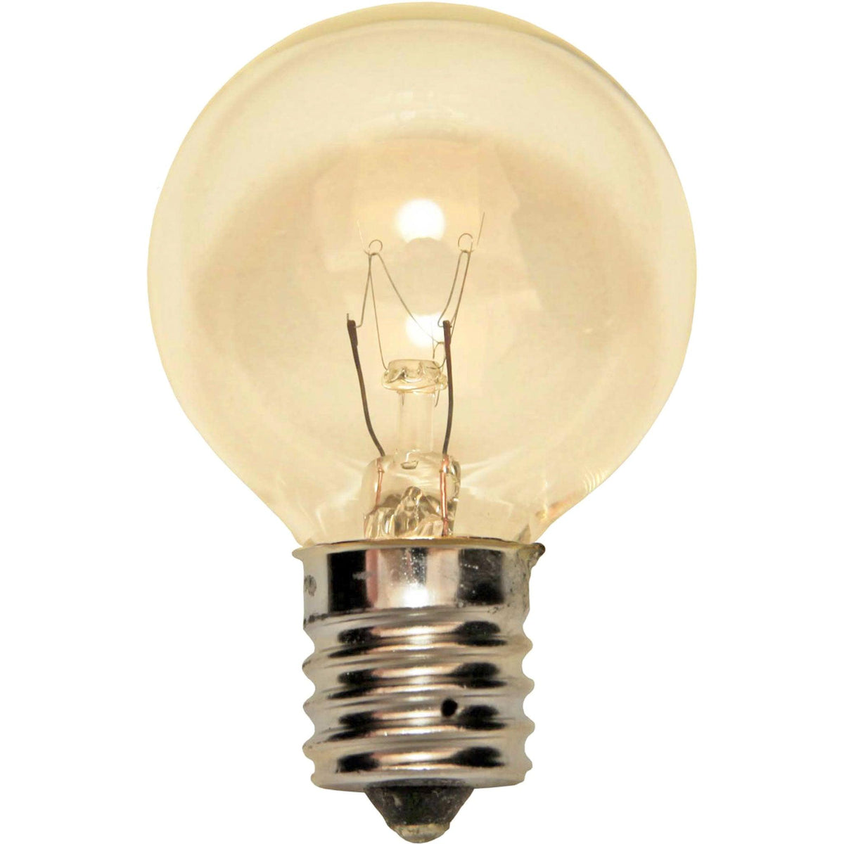 1 Box of 25 of brand new transparent Clear G40 Globe Light Bulbs Replace your old bulbs today at leedisplay.com