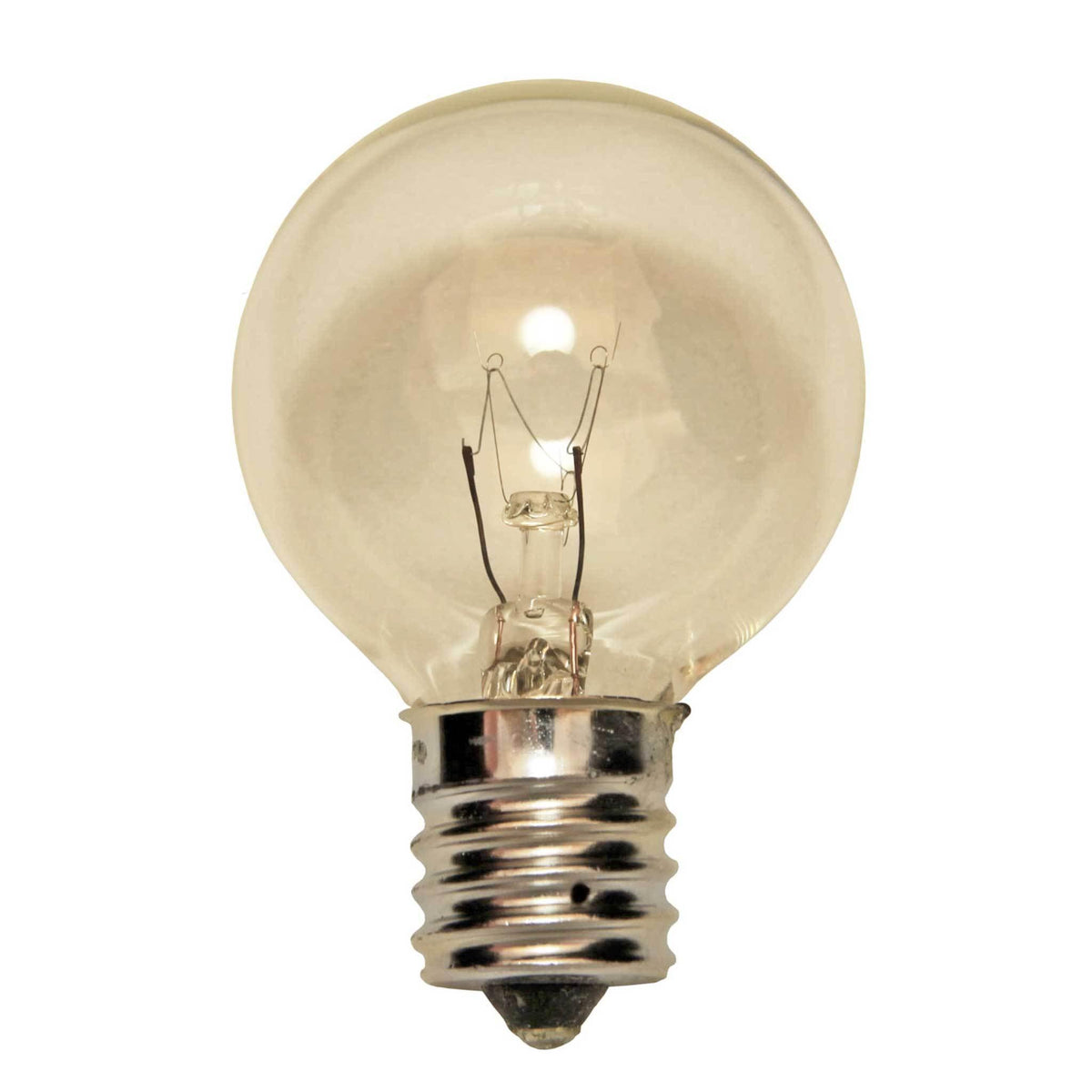 1 Box of 25 of brand new transparent Clear G40 Globe Light Bulbs Replace your old bulbs today from leedisplay.com