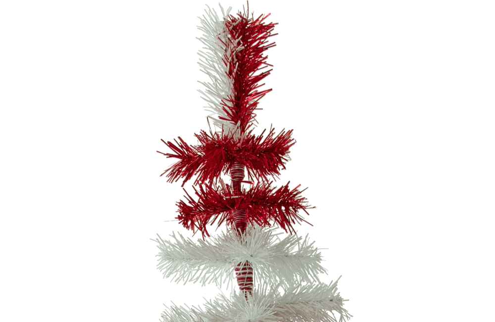 Dr. Seuss Inspired Red & White Christmas Trees on Sale by Lee Display